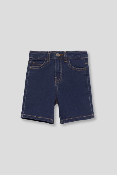 Bermuda Vaquera Denim Oscuro para Niño Street Monkey