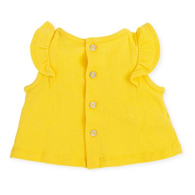 Camiseta Amarilla Niña para Bebé Tutto Piccolo