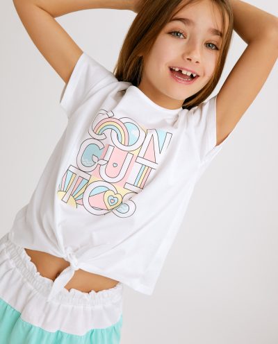 Camiseta Arcoiris para Niña Conguitos