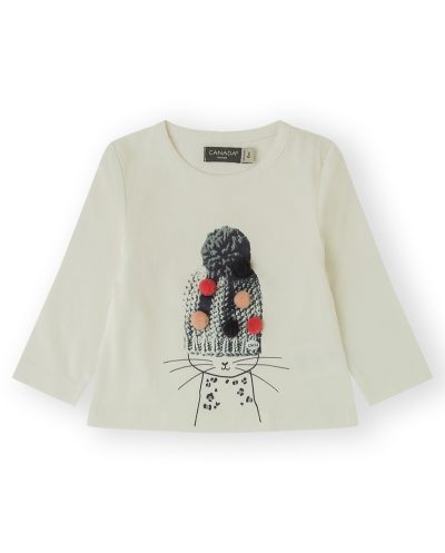 Camiseta Bbbonnet Blanco para Bebé Canada House