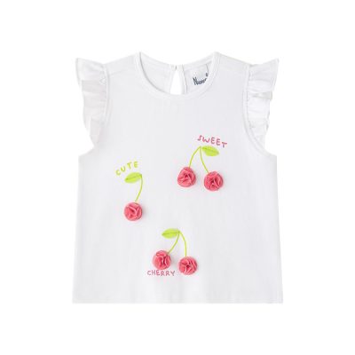 Camiseta Cerezas para Bebé Newness