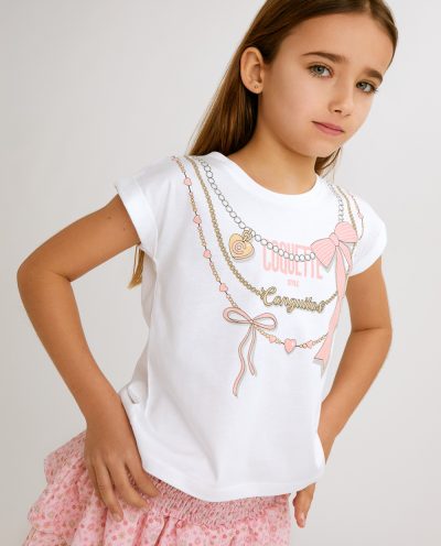 Camiseta Coquette para Niña Conguitos