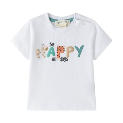 Camiseta Happy para Bebé Newness