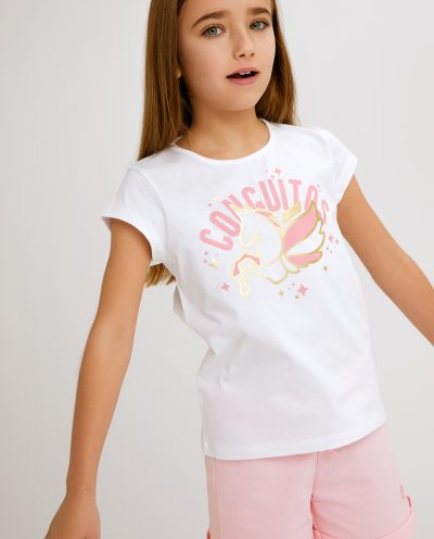 Camiseta Unicornio para Niña Conguitos