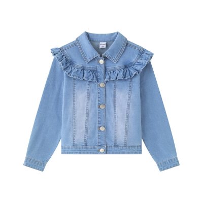 Cazadora Denim Volante para Niño Newness