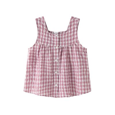 Conjunto Cuadros Malva para Niña Newness