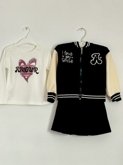 Conjunto Niña Amour Negro