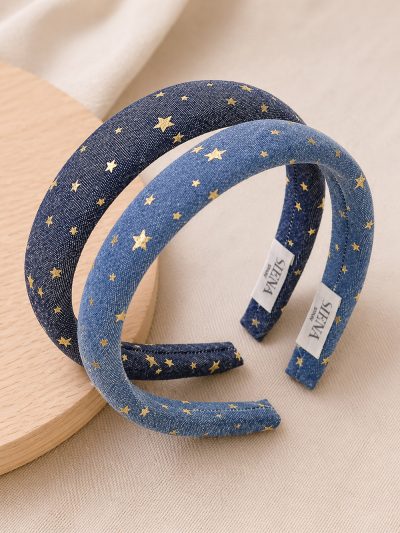 Diadema Tejido Vaquero Estrellas Siena
