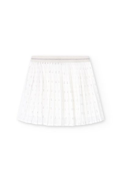 Falda Gasa Plisada para Niña Boboli