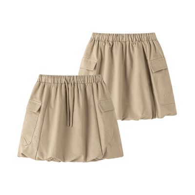 Falda Sarga Camel Newness