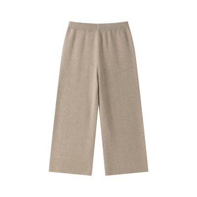 Pantalón Punto Camel Newness
