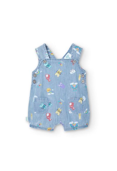 Peto Denim Estampado para Bebé Boboli
