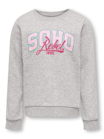Sudadera Gris Soho para Niña Only Kids
