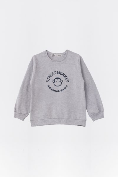 Sudadera Original Gris Street Monkey