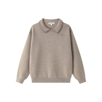 Sudadera Punto Camel Newness