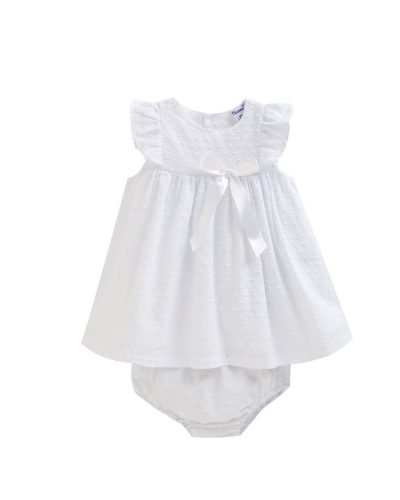 Vestido Blanco para Bebé Newness