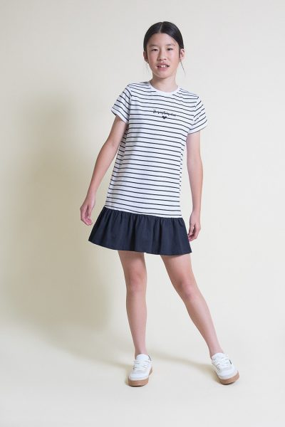 Vestido Marinero de Rayas para Niña Street Monkey